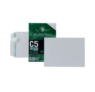 Basildon Env C5 Wht Pocket 100G Pk50