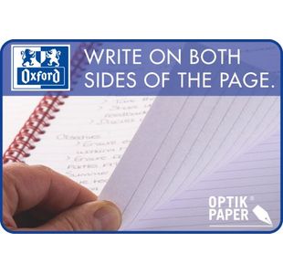 Oxford A4 Rfl Pad 200Pg Rul/Marg Pk5