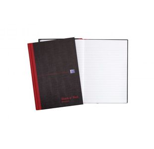 Black N Red Hb Recy Rule Ntbk A5 Pk5