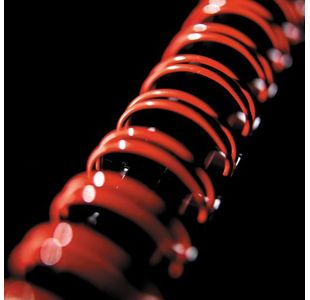 Black N Red Hb Wire Rule Ntbk A6 Pk5
