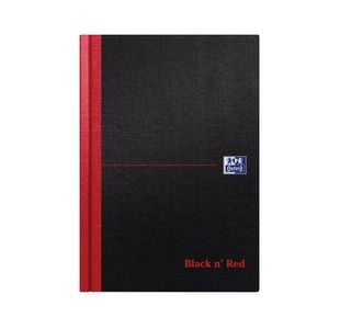 Black N Red Hb Ruled Notebook A5 Pk5