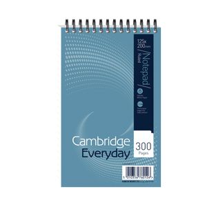 Cambridge W/Bound Notepad Pk5
