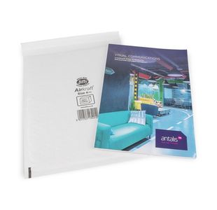 Airkraft 4 Bubble Bag Wht Pk100