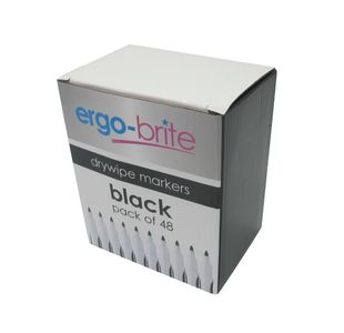 5 Star E/Brite D/Wipe Marker Blk P48