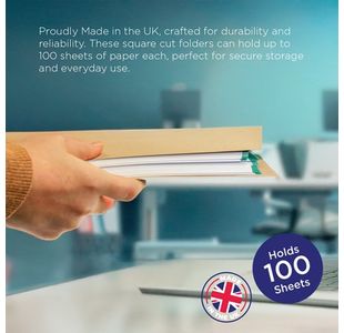 Guildhall Sq Cut Fldr Mw Buff Pk100