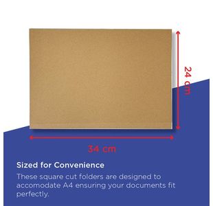 Guildhall Sq Cut Fldr Fc Buff Pk100