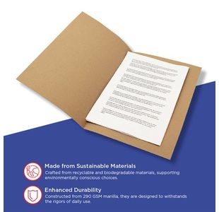 Guildhall Sq Cut Fldr Fc Buff Pk100