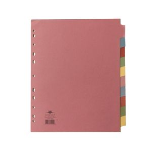 Concord Divider 10-Part A4 Assorted