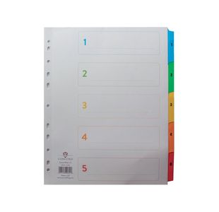 Concord Index 1-5 A4 Ew Multicolour