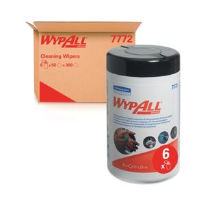 Wypall Cleaning Wipes 1-Ply X50 Pk6