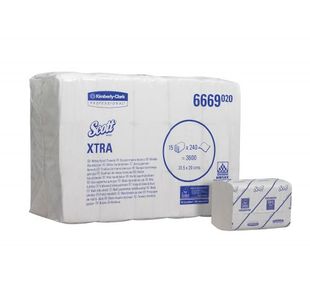 Kc Scott Xtra Hand Towels White Pk15