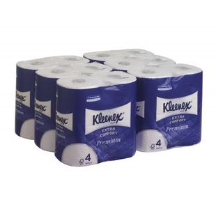 Kleenex Quilted Toilt Rll 4 Ply Pk24