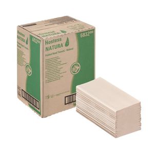 Hostess Natura H/Towels 1Ply Nat P12