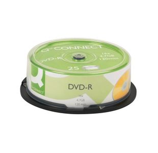 Q-Connect Dvd-R 4.7Gb Cake Box Pk25