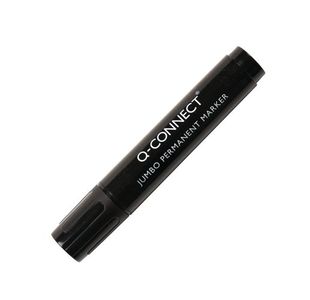 Q-Connect Jumbo Perm Marker Blk Pk10