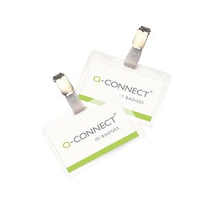 Q-Connect Hot Lam Id Badge Pk25