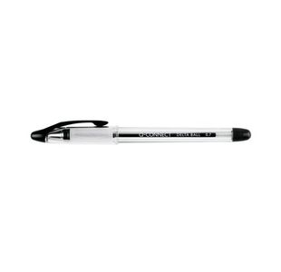 Q-Connect Delta Ball Pen Blk Pk12
