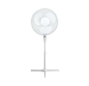 Q-Connect 16 Inch Pedestal Fan White