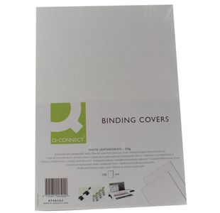 Q-Connect Binding Comb Covers Pk100