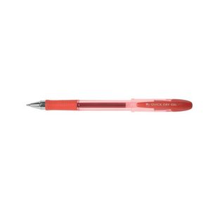 Q-Connect Quickdry Gel Pen Red Pk12