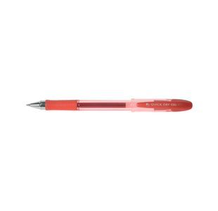 Q-Connect Quickdry Gel Pen Red Pk12