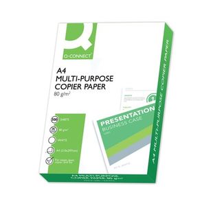 Q-Connect A4 Wht Copier Paper 5Reams