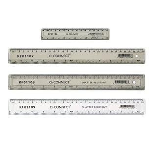 Q Conncect Ruler 15Cm Clear