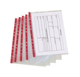 Q-Connect Punched Pkt A4 Sideop Pk25