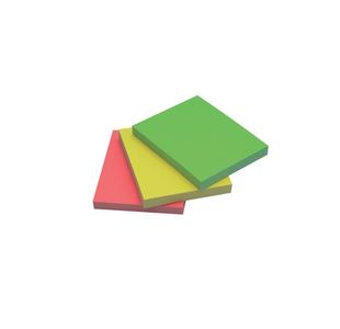Q-Connect Neon Quicknote 38X51Mm Pk3