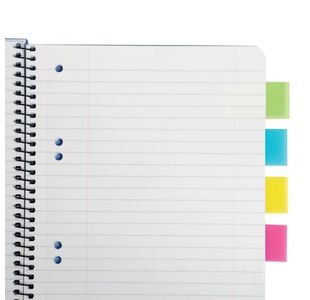 Q-Connect Quick Tabs 25X45 Clr Pk160