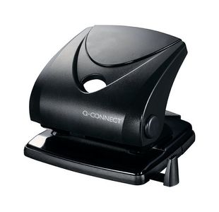 Q-Connect Std Duty Hole Punch Black