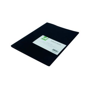 Q-Connect Display Book 10 Pocket Blk