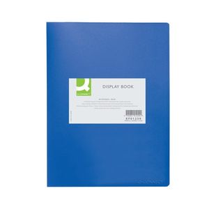 Q-Connect Display Book 40 Pocket Blu