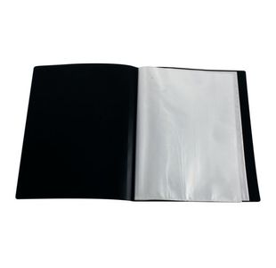 Q-Connect Pres Dsp Book 20Pkt Blk