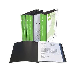 Q-Connect Display Book 60 Pocket Blk