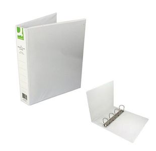 Q-Connect 4D-Rbinder 40Mm A4 Wht Pk6