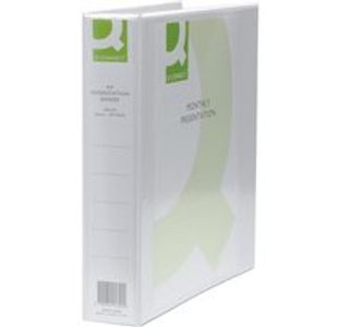 Q-Connect 4D-Rbinder 40Mm A4 Wht Pk6