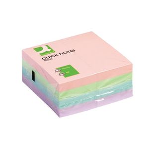 Q-Connect Pastel Quick Note Cube