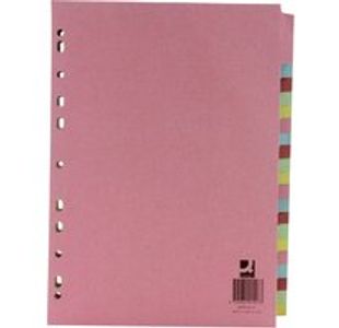 Q Connect Subject Divider 20 Part A4