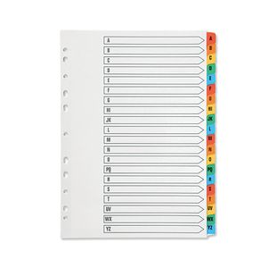 Q-Connect A4 Reinf A-Z Index 20-Pt