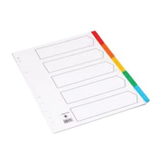 Q-Connect Index A4 Multi-Colour Btab