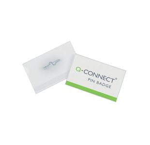 Q-Connect Pin Badge 40X75Mm Pk100