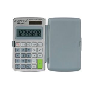 Q-Connect 8-Digit Pocket Calculator