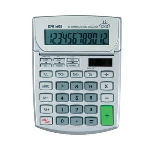 Q-Connect Semi-Desktop Calc 12-Digit