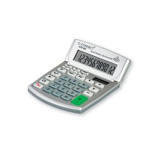 Q-Connect Semi-Desktop Calc 12-Digit