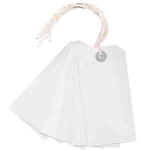 Strung Tag 120X60 White Pk1000