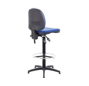 Arista Draughtsman Chair Fixed Blue