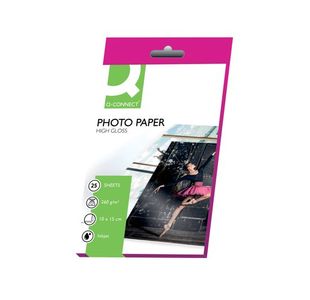 Q-Connect Photo Paper High Gloss P25