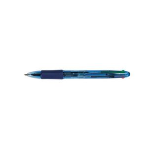 Q-Connect 4 Colour Ball Pnt Pen Pk10