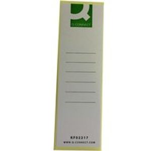 Q-Connect Lever Arch File Spine Lbl